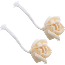 2er-Set Aromatherapie-Blumendiffusoren, handgefertigt aus Naturholz und getrockneten Blumen, wiederverwendbar