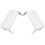 2pcs Air Dry Paste Stand for Cake Decoration, Plastic Flower Drying Rack with Multi-level Design 1