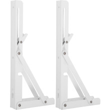 stuks robuuste roestvrijstalen beugels voor inklapbare planken, geschikt voor L-vormige inklapbare tafels van 25 cm.