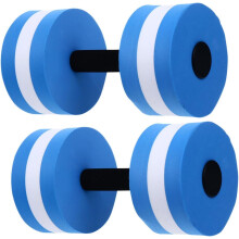 Drijvende wateroefeningshalters, 2 stuks, blauw, EVA-schuim, waterhalters, fitnessapparatuur voor in het zwembad