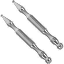 2 Stück Akupressurstifte aus Edelstahl, Punktmassagegerät, ergonomischer Griff