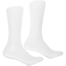 2 Stück männliche Fuß-Mannequin-Kunststoffschuhform-Socken-Präsentationsständer