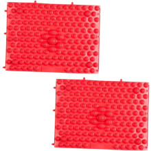 2er-Pack Fußmassagekissen, Reflexzonenmassagematten für Zuhause, Yoga, Entspannung, Akupressur, Zehendruckplatten, Fußmassagegerät