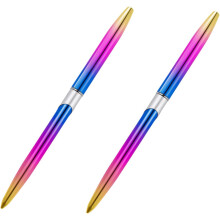2pcs Pincel de Arte das Unhas Gel Profissional Canetas de Arte das Unhas Design durável Aplicação suave para uso do salão doméstico