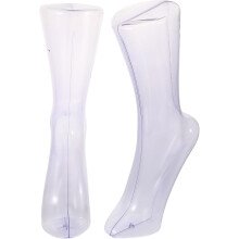 2 Stück Kunststoff-Fußmannequin-Socken-Displaymodelle mit Magnet für Damenfüße mit dicken Füßen