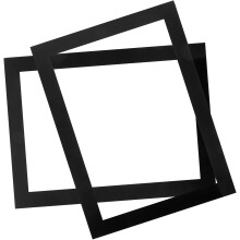 Bilderrahmen aus Pappe, ideal für Wanddekorationen, leere Fotorahmen, Partydekoration