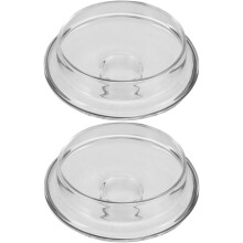 2 Glaskesseldeckel mit Filter, hochwertige Borosilikatglas-Ersatzdeckel, leicht zu reinigen und zu montieren