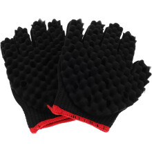 Gants de coiffure résistants à la chaleur pour fers à friser, gants en éponge