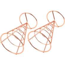 Lot de 2 cornets à frites pour servir des en-cas dans les cafés et pour les fêtes d'anniversaire.