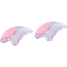Lot de 2 plaques de Gua Sha en cristal pour le traitement du visage et du corps par grattage thérapeutique.