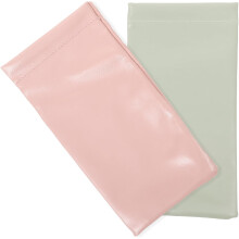2er-Pack weiche Brillenetuis/Sonnenbrillenetuis mit Druckknopfverschluss, tragbare Brillentaschen