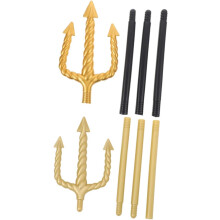 2 ks Trident Performance Props Halloween Demon Cosplay Hračka Rekvizita pre Maškarné Party Dekorácie