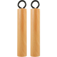 Lot de 2 poignées de poêle en bois universelles, résistantes à la chaleur et légères.