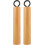 2pcs madeira panela alça universal pote alça resistente ao calor leve 1