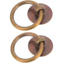 Stück Ring-Schubladengriffe aus Messing, dekorative Griffe für Möbel, Kleiderschrank und Kommode