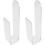 2pcs Baseball Hat Rack Acrylic Wall-Mounted Hat Hooks L-Shaped Design Efficient Storage Solution 1