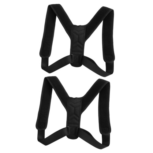 2pcs Back Shoulder Posture Corrector Adjustable Humpback Correction Belt