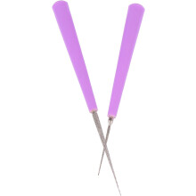 2 PCs Craft Bead Hole Reamer Set Needle Opener Drill Puncher para Perlas de pérolas ferramentas de fabricação de jóias DIY