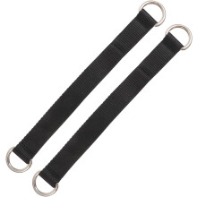 2 Stück Fitness-Hängegürtel, Turnringgürtel, Klimmzug-Hängegurte, multifunktionale schwarze Sport-Unterstützungsgurte