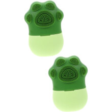 Lot de 2 moules en silicone réutilisables pour rouleau de glace facial, outil de soin de la peau pour massage du visage.