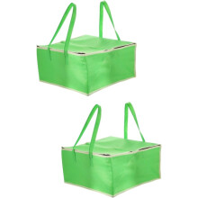2 Stück isolierte Lebensmitteltaschen zum Backen, Wärmespeichertasche, kompakte Isoliertasche, Lunchbox-Funktion