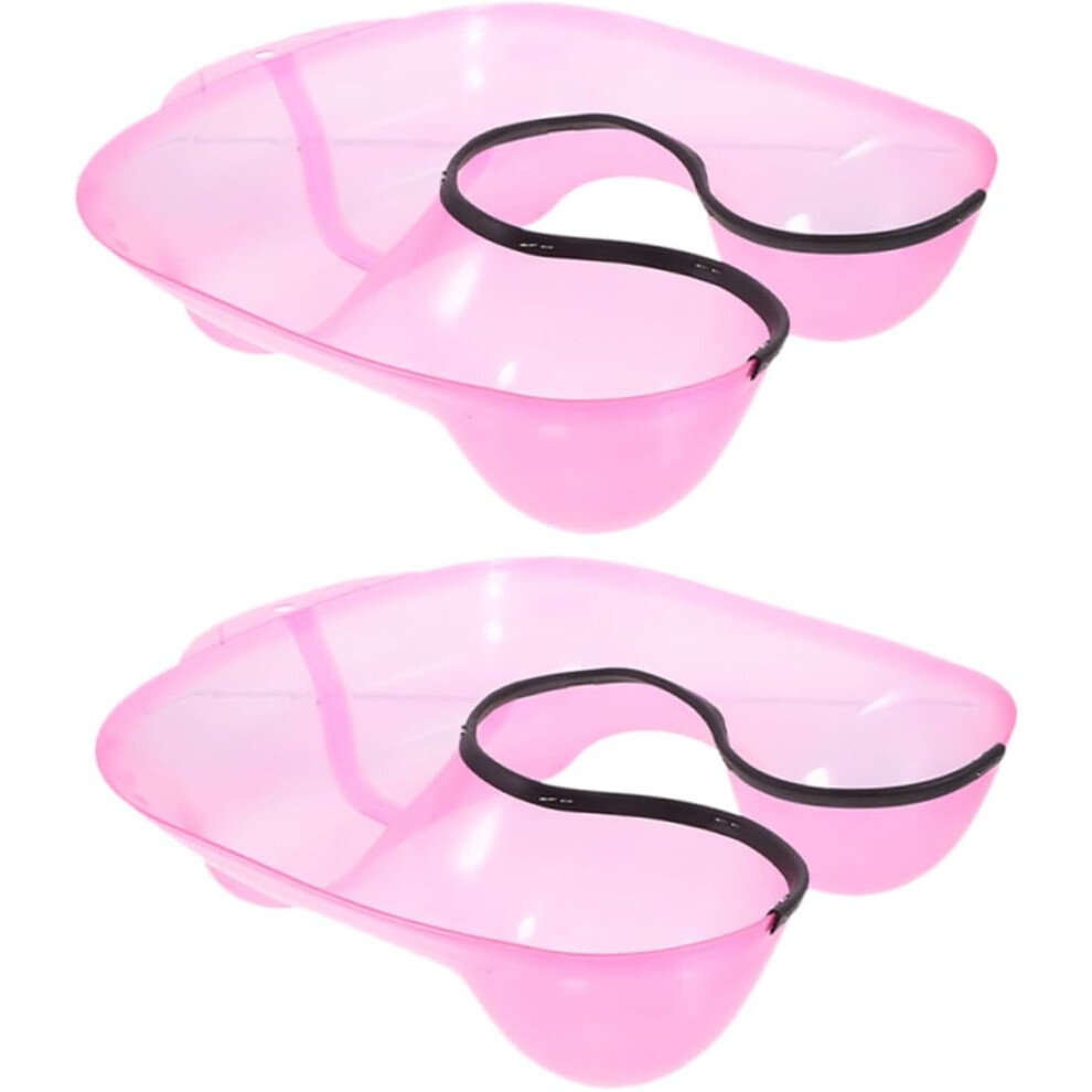 Hkhbjs Salon Hairdressing Neck Tray 2Pcs Plastic Hair Coloring Perm Support