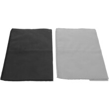 2 Stück Silberputztücher, Schmuckreinigungstücher für Silberschmuck, Silberbesteckreiniger, Brillenpoliertücher