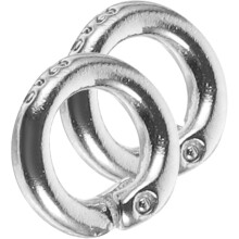 6 mm offene Verbindungsringe aus Sterlingsilber für DIY-Schmuckherstellung, Armbänder, Halsketten, Bastelzubehör, 2 Stück
