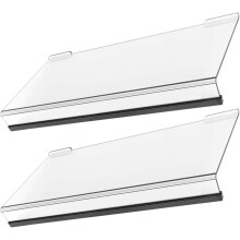 2pcs teclado acrílico suporte 43X15X4Cm anti-deslizante inclinado teclado rack suporte ergonômico