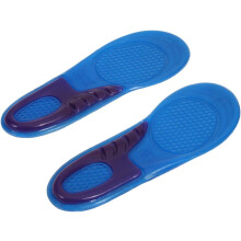 Sapato de silicone insere para caminhada caminhada e corrida esportes pés absorvente massagem amortecimento s