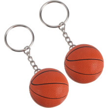 2er-Set Basketball-Schlüsselanhänger, einzigartige Schlüsselringe, Taschenanhänger, kreatives Trageaccessoire für Sport und Taschen