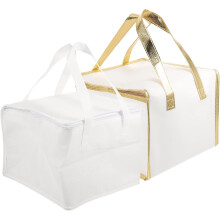 2 Stück isolierte Kühltaschen mit großem Fassungsvermögen aus Vliesstoff