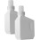 2pcs Pe Flat Square Laundry Bottles Large Capacity Soap Dispensers Refillable Sub Containers 1