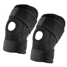 Verstellbare Kniescheiben-Stabilisatoren, 2 Stück, Kniebandage zum Laufen, Wandern und Basketballspielen