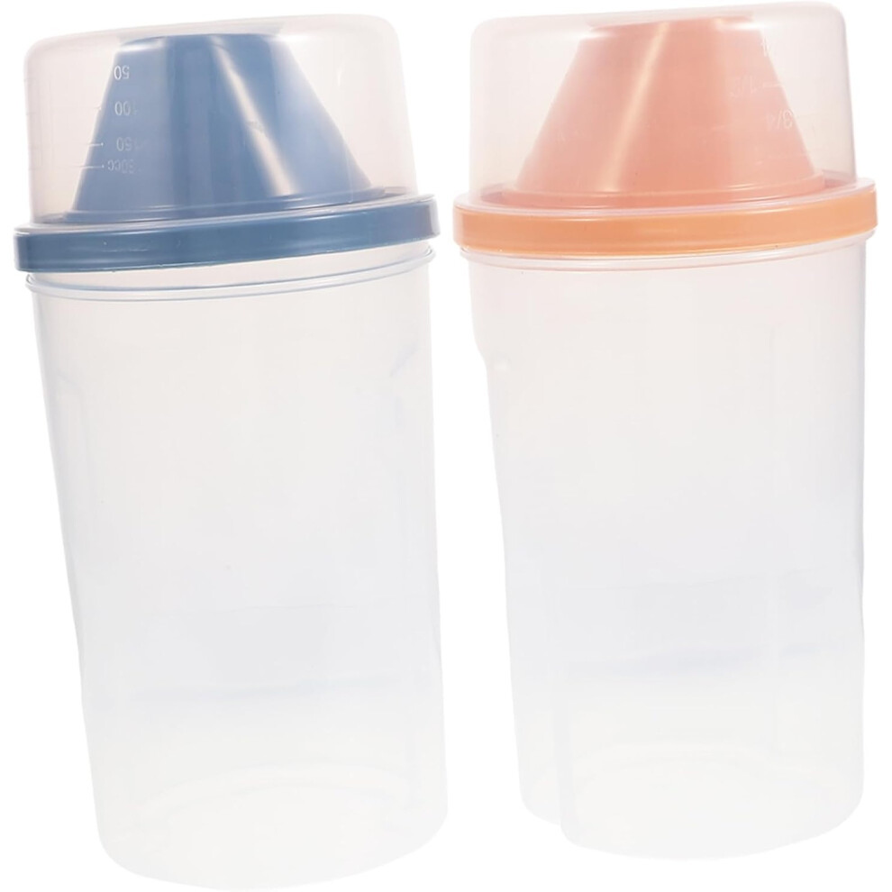 Hkhbjs Orange/Blue Laundry Detergent Storage Containers With Sealed Powder Boxes