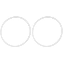Lot de 2 joints d'étanchéité pour couvercle de boîte à lunch Bento, anneaux en silicone de rechange pour récipient alimentaire.