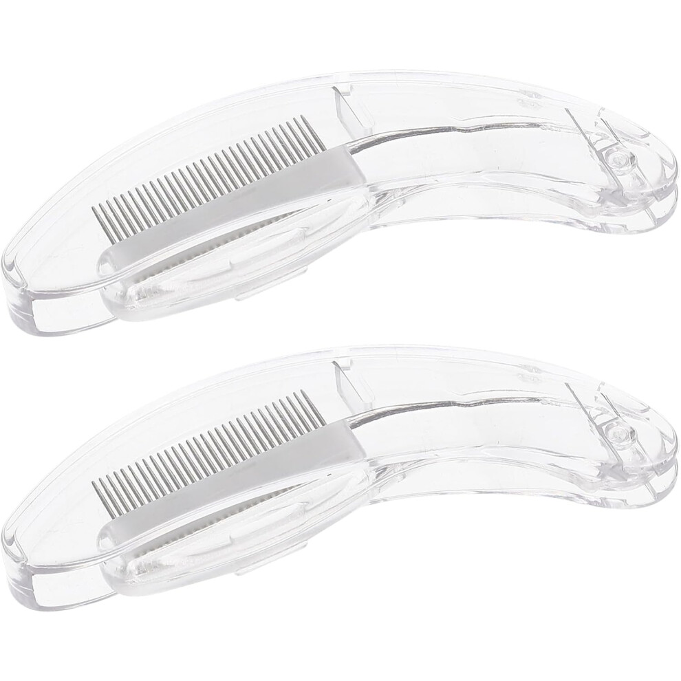 Hkhbjs 2Pcs Portable Eyelash Combs Reusable Eyebrow Combs Eyelash Separator Girls Lash Makeup Tools Eyebrow Separator
