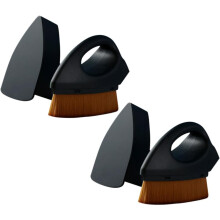 2 stuks beautykwasten, foundationkwasten, draagbaar, voor vrouwen en meisjes, voor het aanbrengen van poeder op het gezicht