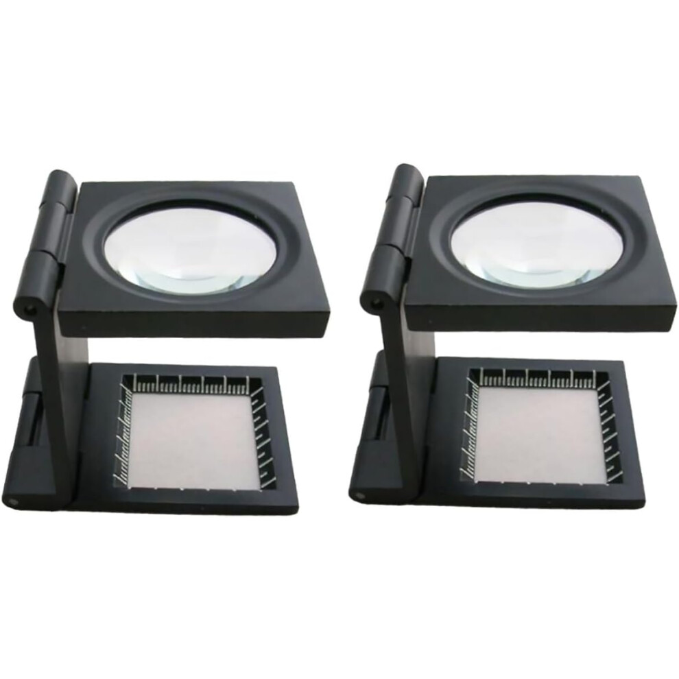 Hkhbjs Light 2Pcs Portable Desktop Magnifier Magnifying Glass For Repair Insects Plants Reading