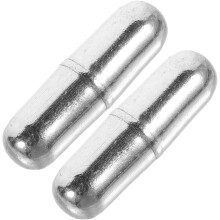 2 Stück Magnetrührstäbe aus Edelstahl, 7,5 x 24 mm, Magnetrührstab für automatisches Mischen im Chemielabor