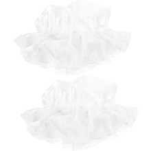 2 stk. blonder hushjelphatt hushjelplue hårskjerf hodeskjerf for antrekk cosplay hodeplagg