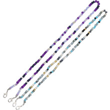 Lot de 2 cordons simples pour masque, avec perles et chaînes, pour suspendre le masque et les lunettes - Multifonction