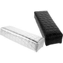 2 stuks armleuningkussens met spijkers en slijtvast PU-leer, ergonomisch kussen voor hand- en elleboogondersteuning