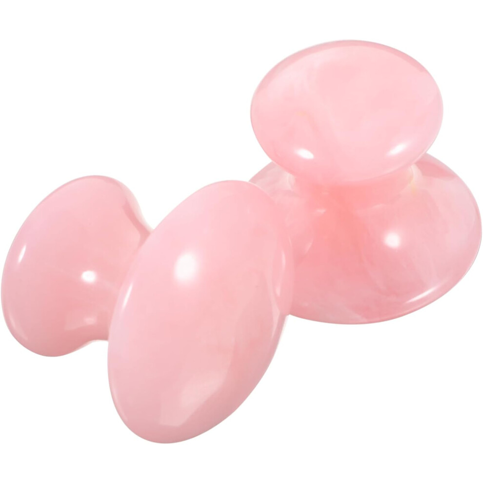 Hkhbjs Pink Mushroom Shape Face Massager Tool 2Pcs Resin Facial Scraping Stone Spa Massage Tool