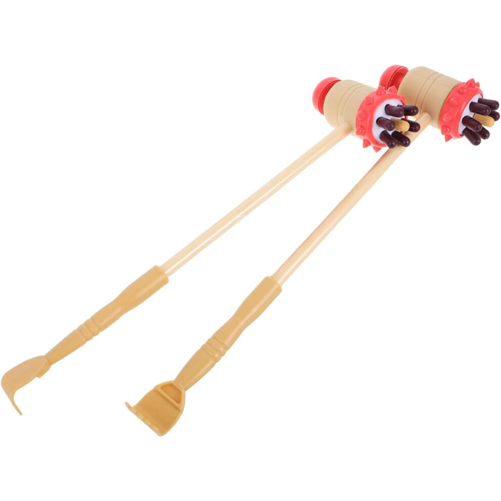 Hkhbjs 2Pcs Convenient Manual Massage Tool Bead Back Massager Portable Knock Massage