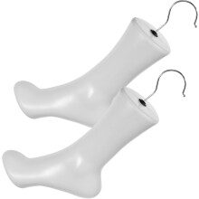 2 pezzi Strumento per modellare la gamba per modello di piede con calzino Supporto per esposizione del modello di piede con calzino