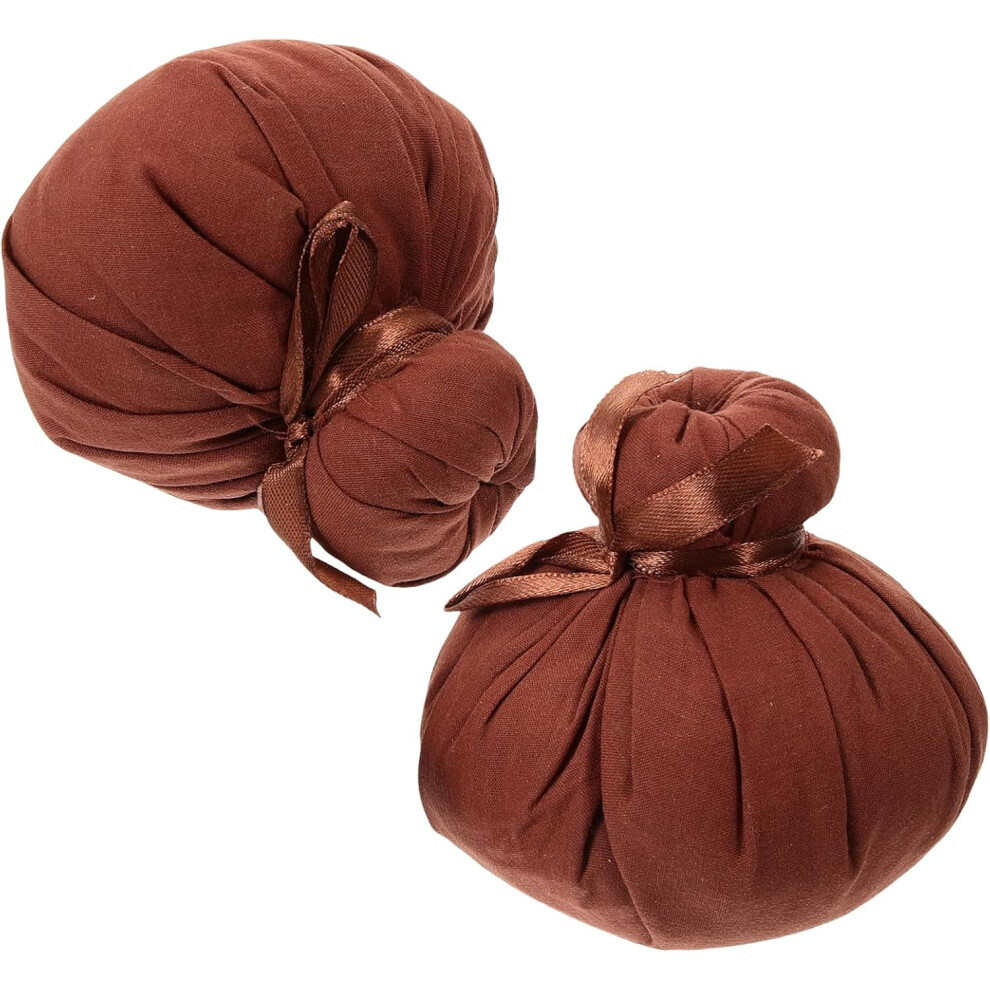 Hkhbjs Dark 2Pcs Herbal Compress Balls For Massage Portable Warming Pouches