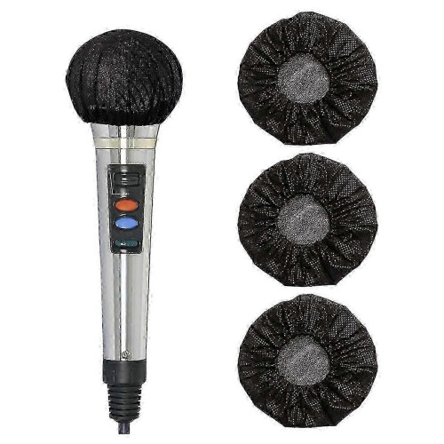 100 Pcs Disposable Microphone Cover Handheld Microphone Protective Cap Musical Microphone Cover For 2
