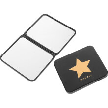 2er-Pack Mini-Doppelseitiger Falt-Schminkspiegel für Damen – ideal für unterwegs und für besondere Anlässe