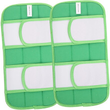 2 Stück Ersatz-Moppköpfe aus Fasergewebe, wiederverwendbare Nachfüllpads für den Haushalt